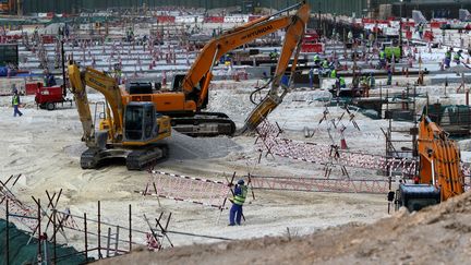 Le site d'al-Wakrah, qui accueillera des matches du Mondial 2022 (MARWAN NAAMANI / AFP)