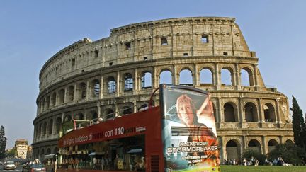 Une vue du Colis&eacute;e de Rome (Italie), en janvier 2014. (WILFRIED LOUVET / ONLY WORLD / AFP)