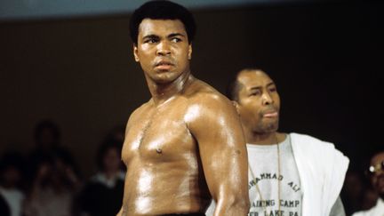 Mohamed Ali lors d'un entraînement à Munich en 1975 (ISTVAN BAJZAT / DPA)