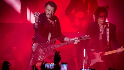 Concert de Johnny Hallyday dans les Arènes de Nîmes le 17 juillet 2016
 (WORLDPICTURES/MAXPPP)