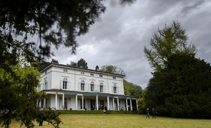 Le Manoir de Ban où sera installé le musée Chaplin.
 (Fabrice Coffrini / AFP)