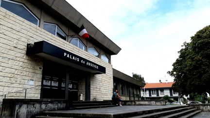 Le calme avant la tempête au&nbsp;Palais de justice de Bayonne ? (BENJAMIN  ILLY / FRANCE-INFO)