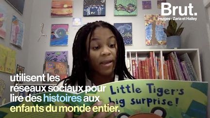 Elles ont 8 et 13 ans, et elles lisent des histoires aux enfants à qui personne n'en lit.