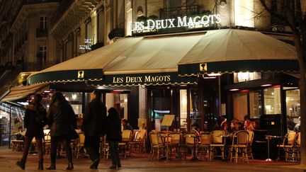 La célèbre brasserie "Les Deux Magots" : quartier Saint-Germain-des-Près à Paris
 (LUDOVIC MARIN / AFP)