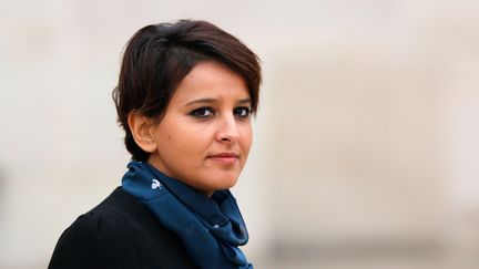 La ministre de l'Education nationale, Najat Vallaud-Belkacem, le 14 octobre 2015 &agrave; Paris. (YANN BOHAC / CITIZENSIDE.COM / AFP)