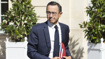 Bruno Retailleau  patron du groupe LR au Sénat a été nommé ministre de l'Intérieur  à Paris, France, le 19 septembre 2024. (ANDRE PAIN / MAXPPP)