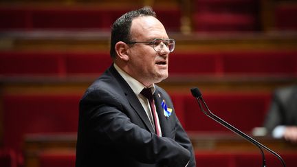 Le député Damien Abad, le 1er mars 2022 à l'Assemblée nationale. (BERTRAND GUAY / AFP)