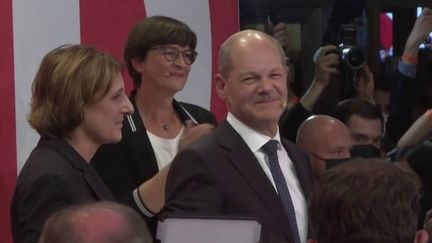 Élections législatives en Allemagne : les sociaux-démocrates devant la CDU (FRANCE 3)