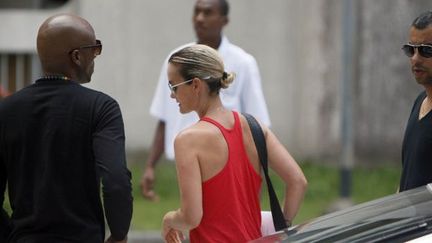 Laeticia Hallyday rend visite à Johnny à l&#039;hôpital de Fort-de-France
 (Kenzo Tribouillard / AFP)