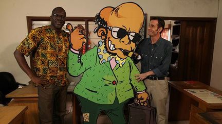 Zohoré, dessinateur de presse de Côte-d'Ivoire dans "Caricaturistes, fantassins de la démocratie" de Stéphanie Vollaotto
 (EuropaCorp Distribution)