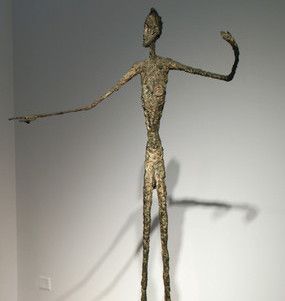 "L'homme au doigt"
 (Alberto Giacometti - Christie&#039;s)