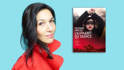 La journaliste et écrivaine Delphine Minoui, autrice du roman "L'Alphabet du silence" (éditions L'Iconoclaste) (CELINE NIESZAWER / LEEXTRA / L'ICONOCLASTE)