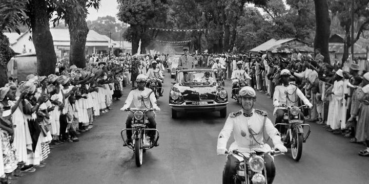 De Gaulle à Conakry le 27 août 1958 (AFP)