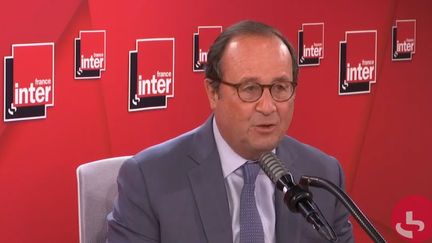 François Hollande, invité de France Inter le 25 mai 2020. (FRANCE INTER / RADIO FRANCE)