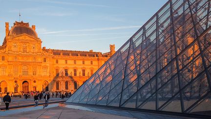 Le Musée du Louvre avec le Pavillon Sully et la Pyramide depuis la Cour Napoléon, le 10 juin 2022.&nbsp; (STEPHANE FRANCES / ONLY FRANCE)