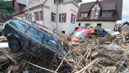 La ville de Braunsbach, en Allemagne, dans les débris après d’impressionnants orages.