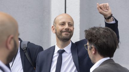 Stanislas Guerini, délégué général de Renaissance (ex LREM), à Aubervilliers le 10 mai 2022 (VINCENT ISORE / MAXPPP)