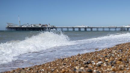 La plage de Brighton (Royaume-Uni) en juin 2020. Photo d'illustration (B2820 / MAXPPP)