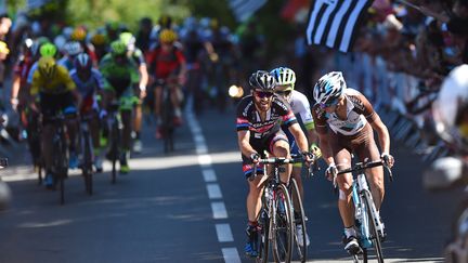 Le passage du Tour à Mûr-de-Bretagne en 2015 (DE WAELE TIM / TDWSPORT SARL)