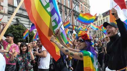 Une "marche de l'égalité" le 7 septembre 2019 à Katowice, en Pologne (ARTUR WIDAK / NURPHOTO)