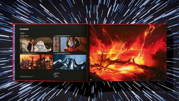 Double page extraite&nbsp;des "Archives Star Wars II" de Paul Duncan. (EDITIONS TASCHEN)