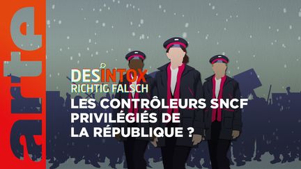 Désintox. Non, les contrôleurs SNCF ne sont pas privilégiés sur les retraites, les congés et les RTT (ARTE/2P2L)