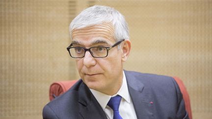 Hervé Maurey, sénateur Union centriste de l'Eure et&nbsp;&nbsp;président de la commission d'aménagement du territoire du Sénat (2015). (CHRISTOPHE MORIN / MAXPPP)