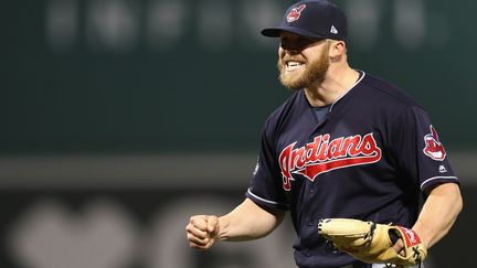 La joie du joueur de Cleveland, Cody Allen (MADDIE MEYER / GETTY IMAGES NORTH AMERICA)