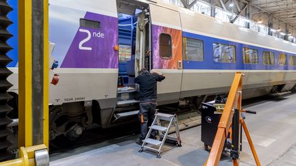 Technicentre SNCF de Rennes, 20 octobre 2021 (VINCENT ISORE / MAXPPP)