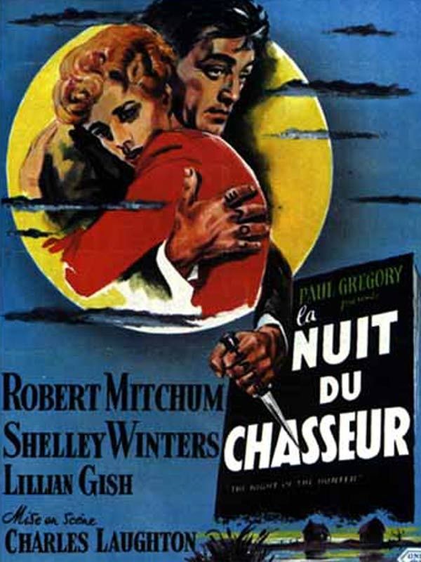 L'affiche française de "La Nuit du chasseur" de Charles Laughton"
 (DR)