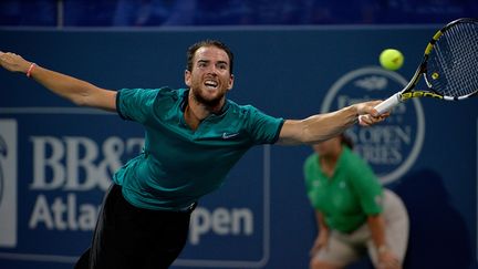 Le Français Adrian Mannarino (GRANT HALVERSON / GETTY IMAGES NORTH AMERICA)