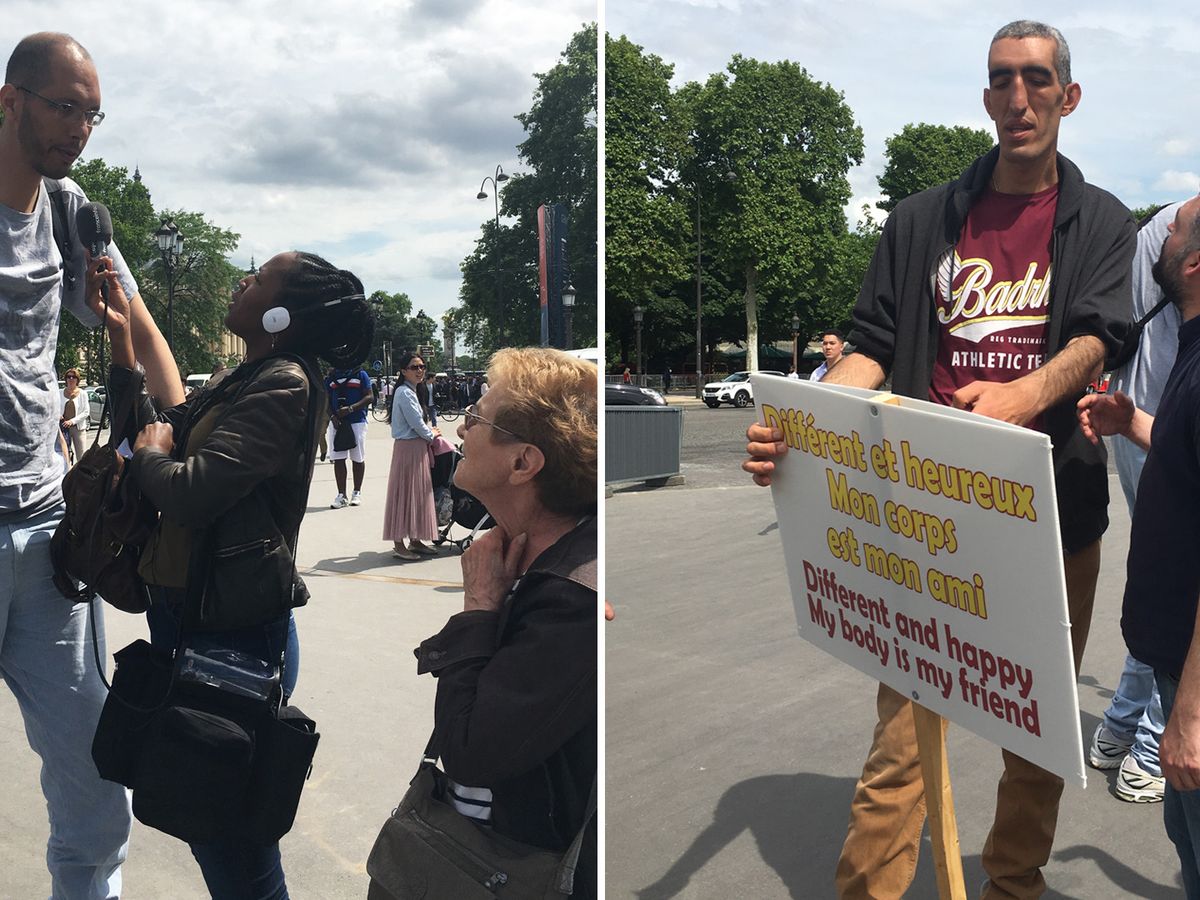 On Veut Montrer Que La Difference Est Quelque Chose De Positif Des Personnes De Grande Taille Manifestent A Paris Pour Plus De Tolerance