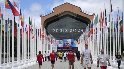 Le village olympique, à Saint-Denis (Seine-Saint-Denis), a accueilli les athlètes pendant les Jeux olympiques et paralympiques de Paris 2024 (MICHEL EULER / AFP)