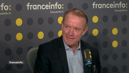 Jean-Eudes du Mesnil,&nbsp;secrétaire général de la CPME, était l'invité de franceinfo mardi 28 janvier.&nbsp; (FRANCEINFO / RADIOFRANCE)