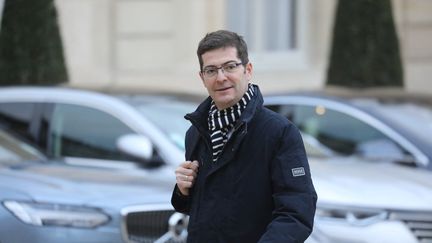 Nicolas Théry, le président de la Fédération bancaire française,&nbsp;à l'Élysée le 11 décembre 2018.&nbsp; (LUDOVIC MARIN / AFP)