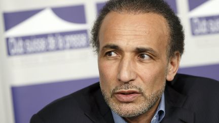 Tariq Ramadan à Genève en Suisse en mars 2016. (SALVATORE DI NOLFI / KEYSTONE)