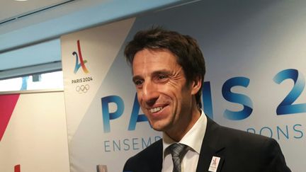 Tony Estanguet,&nbsp;président du comité d'organisation des Jeux olympiques et paralympiques Paris 2024.&nbsp; (RÉMI BRANCATO / FRANCE-BLEU 107.1)