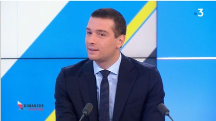 Jordan Bardella
26 septembre 2021 (CAPTURE D'ECRAN "DIMANCHE EN POLITIQUE" / FRANCE 3)