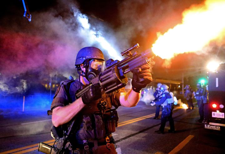 Prix Pulitzer 2015 pour le Saint Louis Dispatch pour sa couverture des événements des tensions racciales à Ferguson (Missouri)
 (DAVID CARSON / ST. LOUIS POST-DISPATCH / AFP)