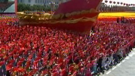 Célébrations des 60 ans du régime communiste, le 1er octobre 2009 à Pékin. (© France 2)