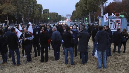 Glyphosate : opération coup de poing des agriculteurs sur les Champs-Élysées