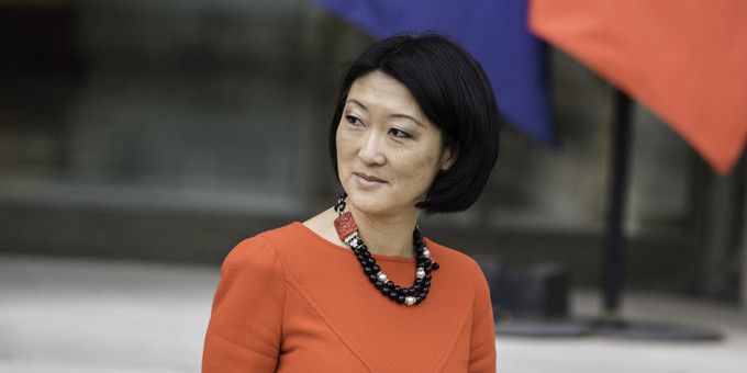 Fleur Pellerin à l'Elysée (2016)
 (Yann Korbi/AFP)