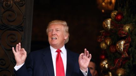 Donald Trump, en Floride, le 21 décembre 2016. (CARLOS BARRIA / REUTERS / X90035)