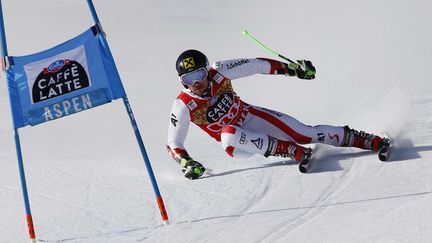 A Aspen, Marcel Hirscher a signé sa 45e victoire en Coupe du monde. (NATHAN BILOW/AP/SIPA / AP)