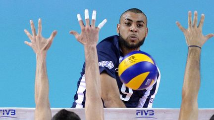 &nbsp; (Earvin Ngapeth et ses copéquipiers en finale du tournoi qualificatif pour les JO de Rio © MaxPPP)