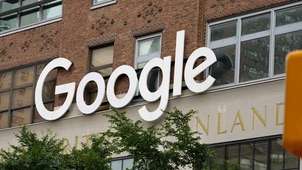 L'entreprise&nbsp;Google&nbsp;à New York, aux Etats-Unis, le 30 juillet 2020. (JOHN NACION / NURPHOTO / NURPHOTO VIA AFP)