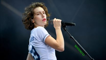 La chanteuse américaine King Princess en concert à New-York en juin 2019.&nbsp; (DIA DIPASUPIL / GETTY IMAGES NORTH AMERICA)