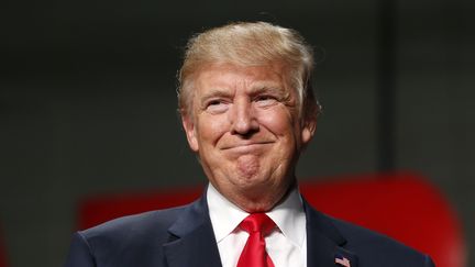 Donald Trump lors d'un meeting à Warren (Michigan, Etats-Unis), le 31 octobre 2016. (JEFF KOWALSKY / AFP)