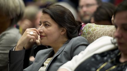 L'ancienne ministre du Logement, C&eacute;cile Duflot, le 5 avril 2014 &agrave; Paris. (ALAIN JOCARD / AFP)