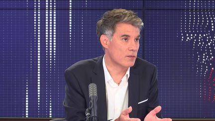 Olivier Faure, premier secrétaire du Parti socialiste. (FRANCEINFO / RADIO FRANCE)